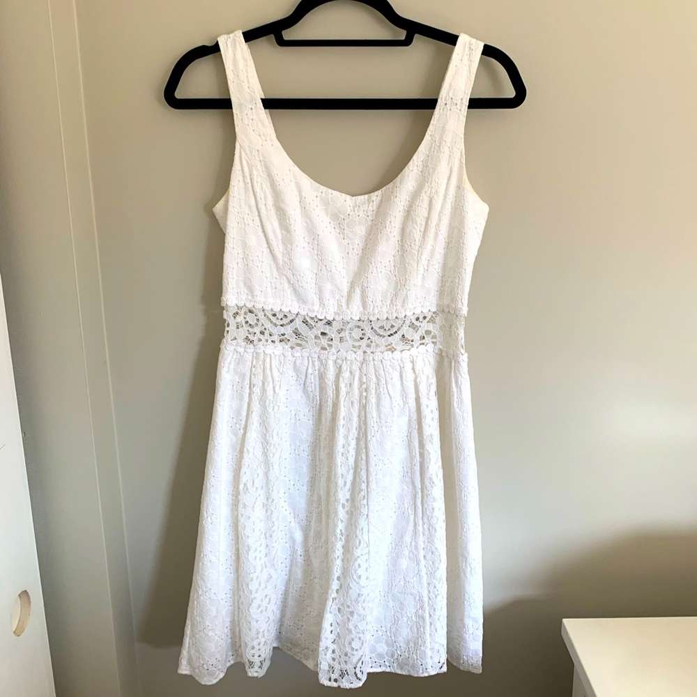 Vintage!! Lilly Pulitzer White Lace Dress